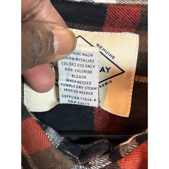 St. John bay  button down shirt xl plaid - Picture 10 of 16